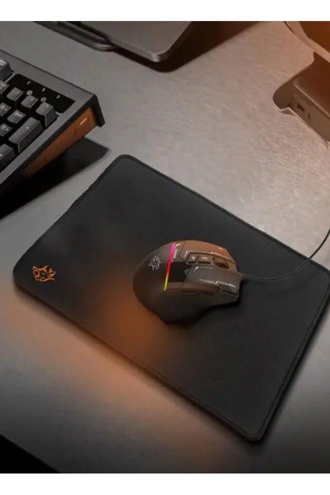 porodo 4 in 1 Gaming Kit with Keyboard / Head phone / Mouse and Mouse Pad / Windows and Linux Compatibility / 13 RGB Light Mode - Black - Image 2