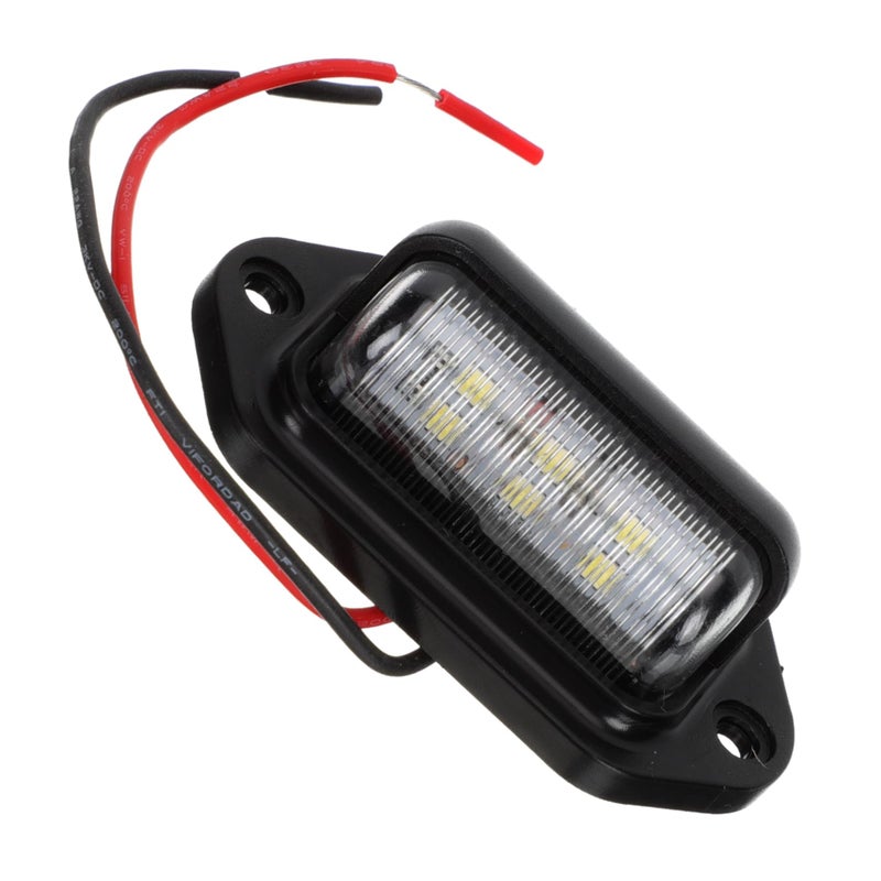 Universal 12 24V ضوء لوحة الترخيص الأبيض LED للمقطورات والشاحنات والعربات السكنية مقاوم للماء - Image 2