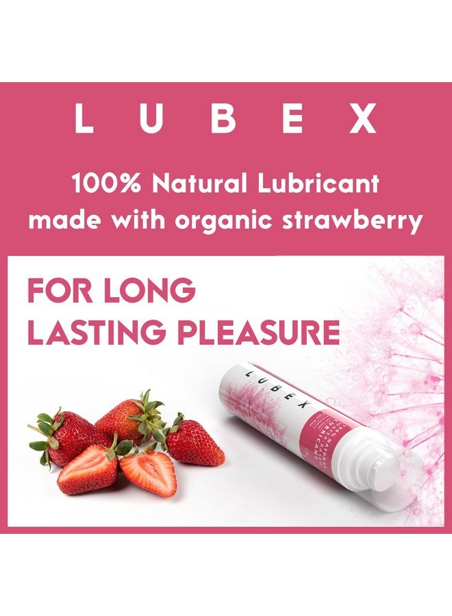 Lubex 100% Natural Long-Lasting Lubricant (Water-Based) with Organic Aloe Vera Lube for Her, Him & Couples - Natural Strawberry Flavour 50gm - Image 2