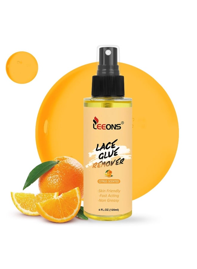 LEEONS 4OZ120ML Tape Lace Remover Fast ActingBond Release SprayResidue Removal Solution for Lace Wigs Extensions Hair Systems Tape Lace Glue Remover NO Harsh Solvents Harmful Fumes - Image 2