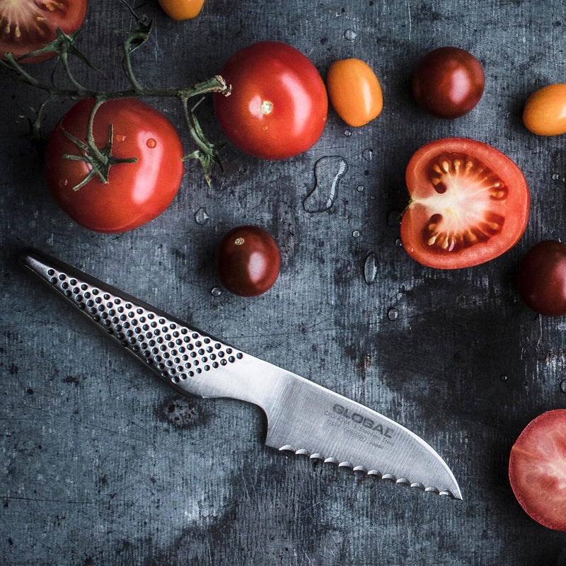 GLOBAL 3 inch Tomato Knife - Lightweight Japanese Stainless Steel, Razor-Sharp Edge, Made in Japan, GS-9 - Image 3