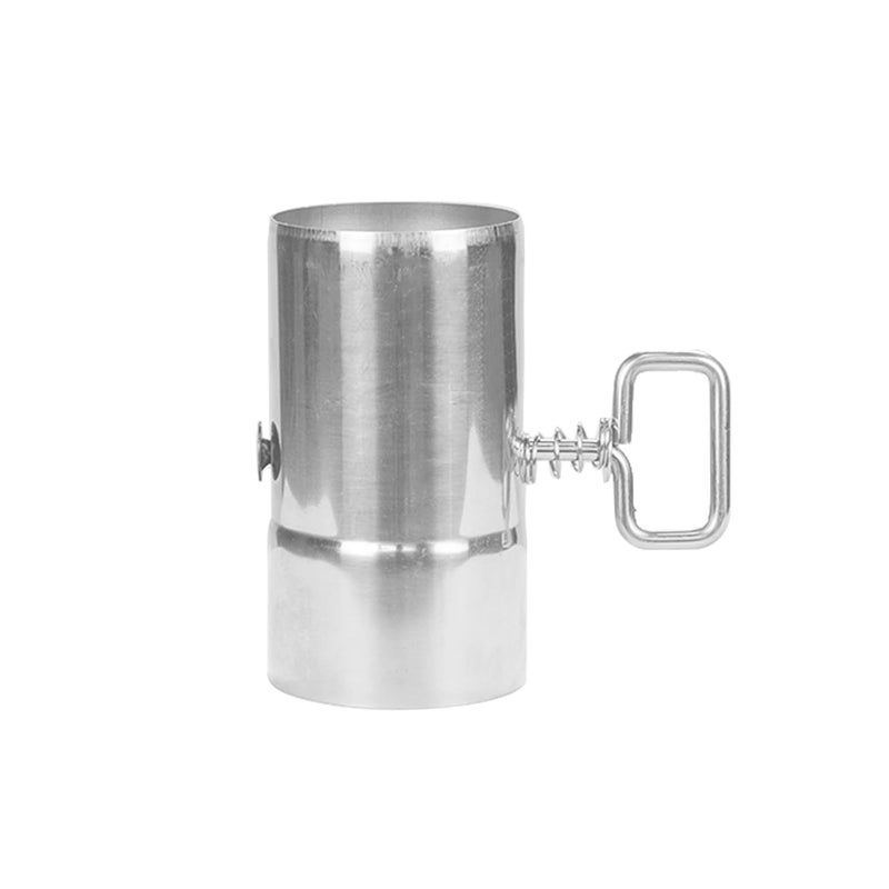SoloWilder Stove Pipe with Damper 236 Stainless Steel Air Valve Chimney Flue for Camping Tent Stove