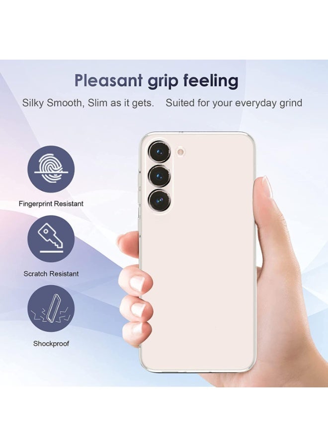 Case for Samsung Galaxy A17 Clear Cover Transparent Soft Flexible TPU Slim Anti fall Protection Case Lightweight Cover compatible for Samsung Galaxy A17 - Image 5