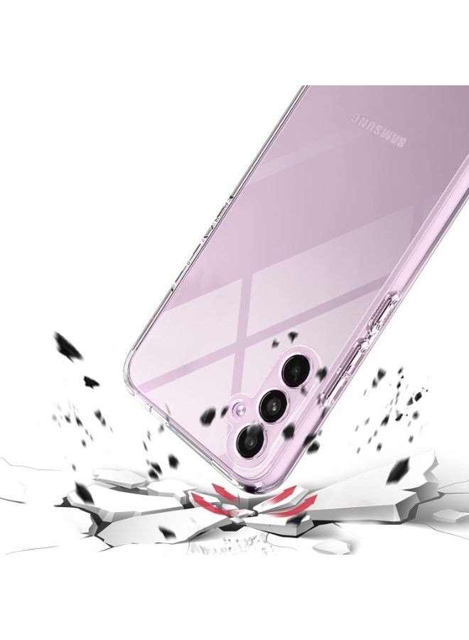 Case for Samsung Galaxy A17 Clear Cover Transparent Soft Flexible TPU Slim Anti fall Protection Case Lightweight Cover compatible for Samsung Galaxy A17 - Image 3