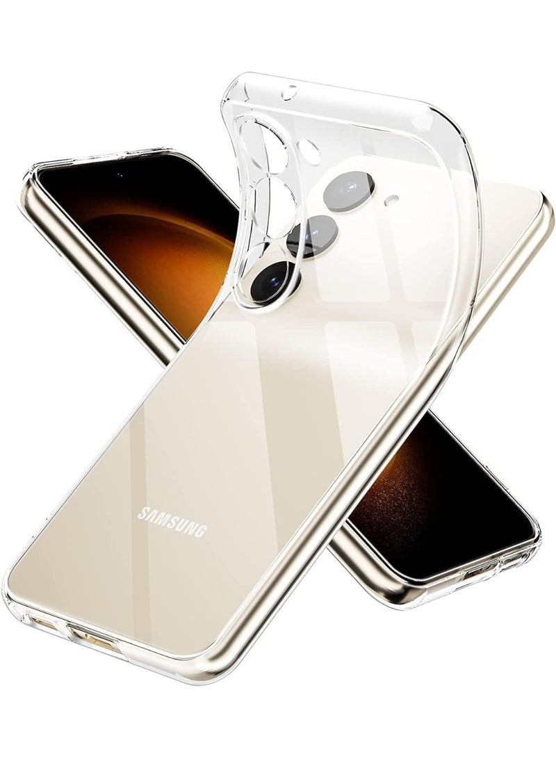 Case for Samsung Galaxy A17 Clear Cover Transparent Soft Flexible TPU Slim Anti fall Protection Case Lightweight Cover compatible for Samsung Galaxy A17 - Image 1