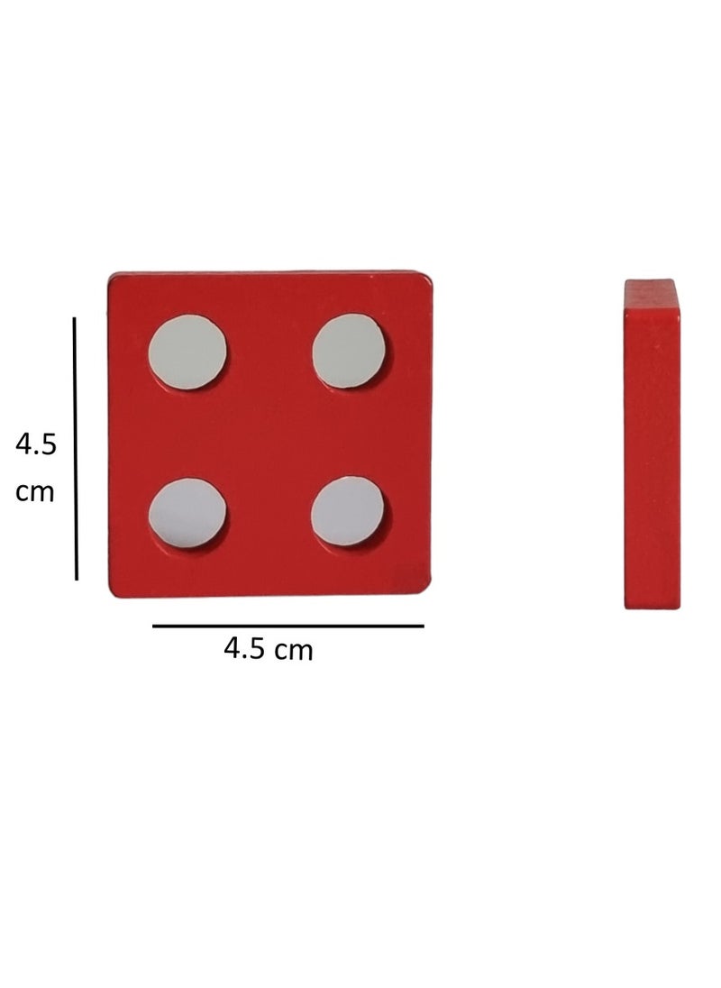 Educational wooden Shape Matching and Sorting Game, 20 Activity Cards 13X13X7cm