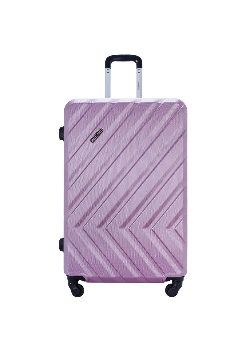 PARAJOHN - Pablo ABS Hardside Spinner Check In Medium Luggage Trolley 24 Inch Pink - Image 1