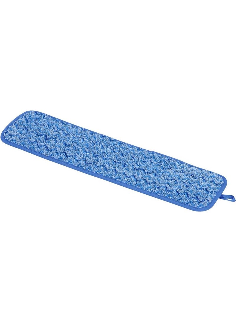 Rubbermaid Commercial Products Rubbermaid Commercial Products Mop Head for Microfiber Damp Mop, 18-Inch, Blue, Heavy-Duty Single Sided Cleaning Cloth for Hardwood/Tile/Laminated Floors in Kitchen/Lobby/Office - Image 2