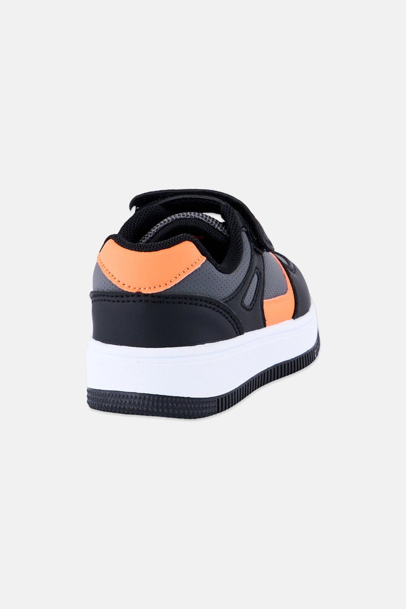 RBX Toddlers Boy Velcro Closure Outdoor Shoes, Black - Image 4