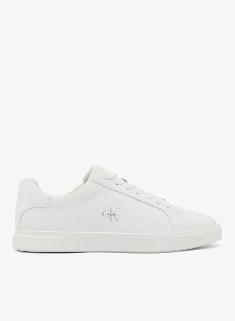 CALVIN KLEIN Brooke - Leather Signature Logo Trainers