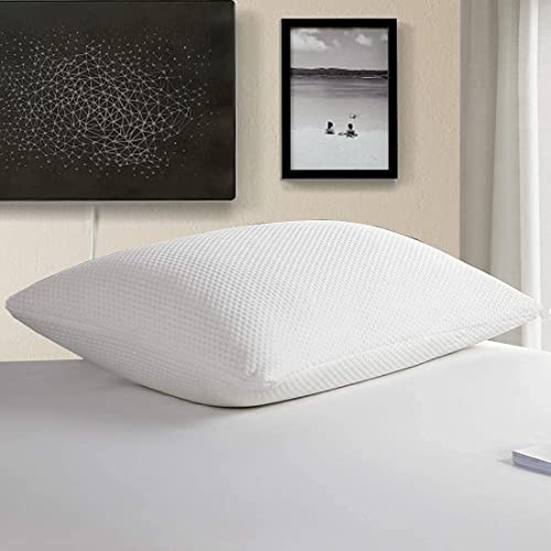 ARLinen Microfiber Pillow Set Micro Filled Jersey Cotton Oxford Style Pillow Combo Set of 2 for Bed Room - 17" x 27" - Image 1