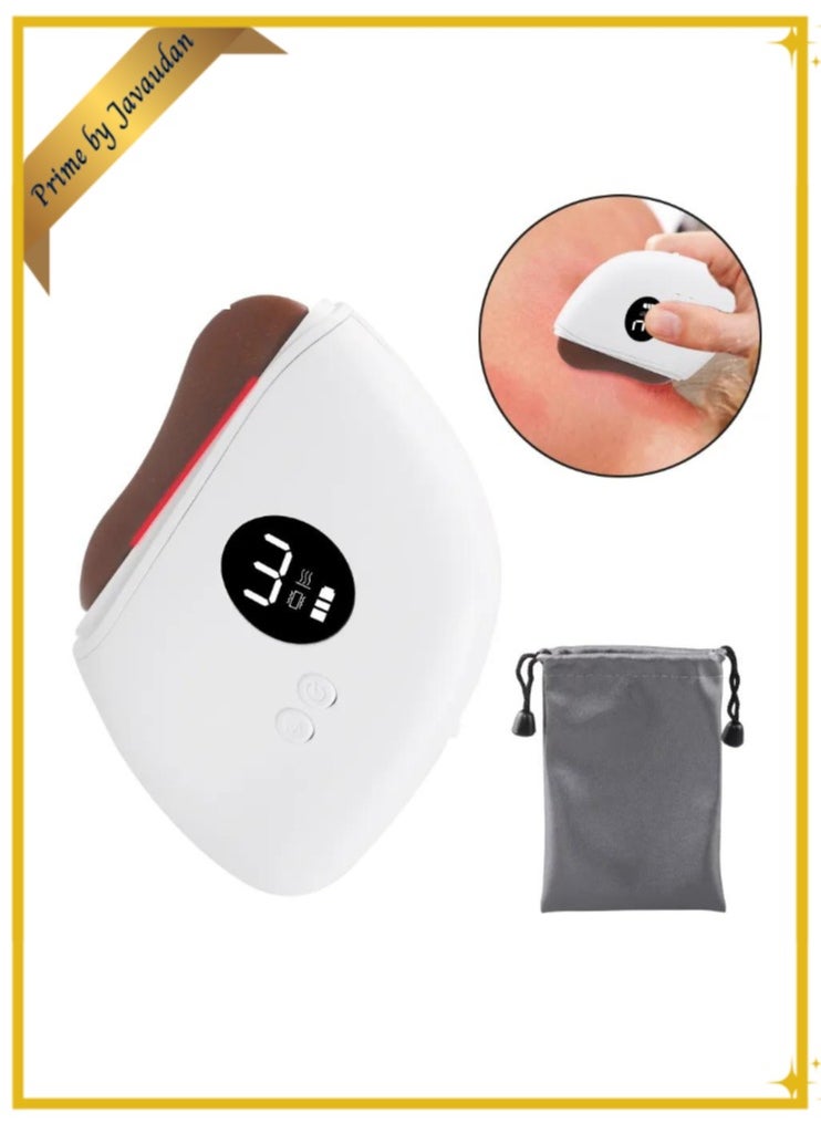 Prime by javaudan V-Face Facial Lifting Electric Gua Sha Mini Vibrator Massage Tool for Skin Tightening & Glow  - Image 1