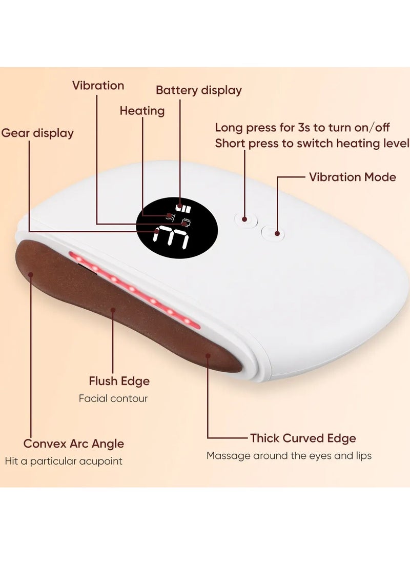 Prime by javaudan V-Face Facial Lifting Electric Gua Sha Mini Vibrator Massage Tool for Skin Tightening & Glow  - Image 2