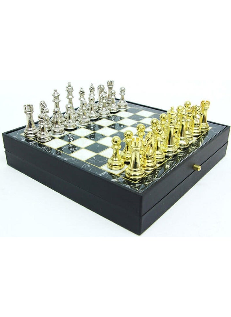 Hediye Sandalı - Gift Boxed Chess Set with Boat - Image 1