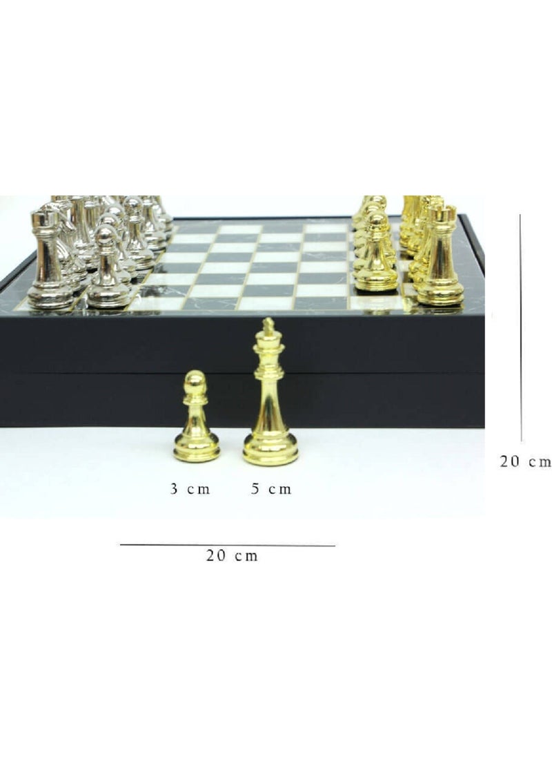 Hediye Sandalı - Gift Boxed Chess Set with Boat - Image 1
