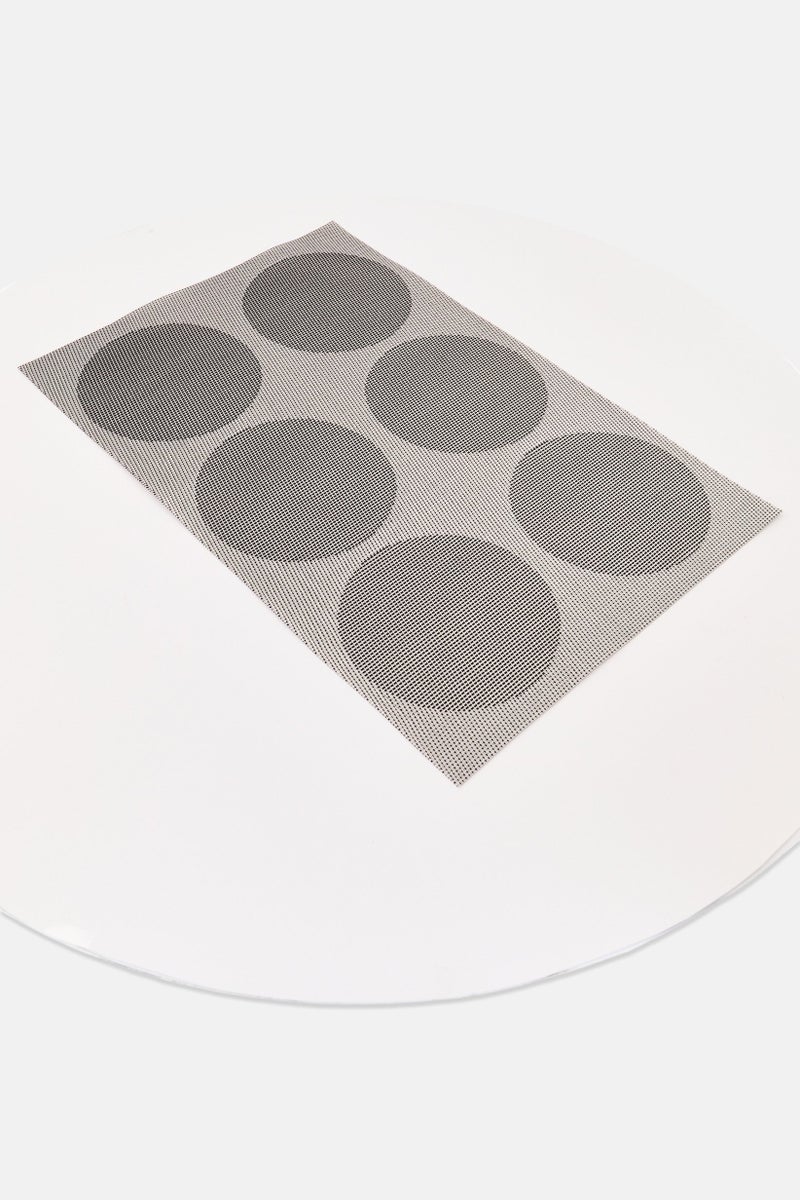 KitchenCraft Woven Spot Placemat, Grey - Image 2