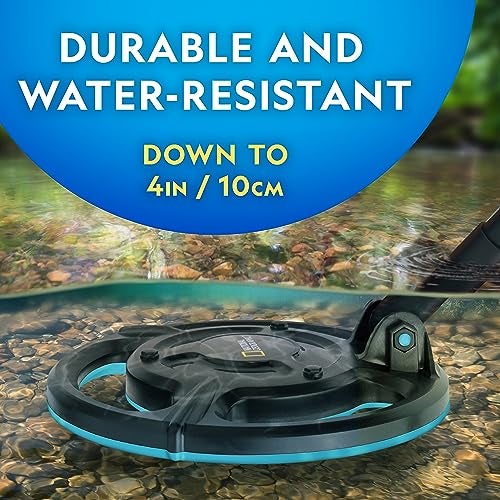 Blue Marble National Geographic Starter Metal Detector Kit for Kids - Kids Metal Detector with 7.4" Waterproof Coil & Trowel, Lightweight Gold Detector, Beach Detecting, Gift for Boys & Girls - Image 3