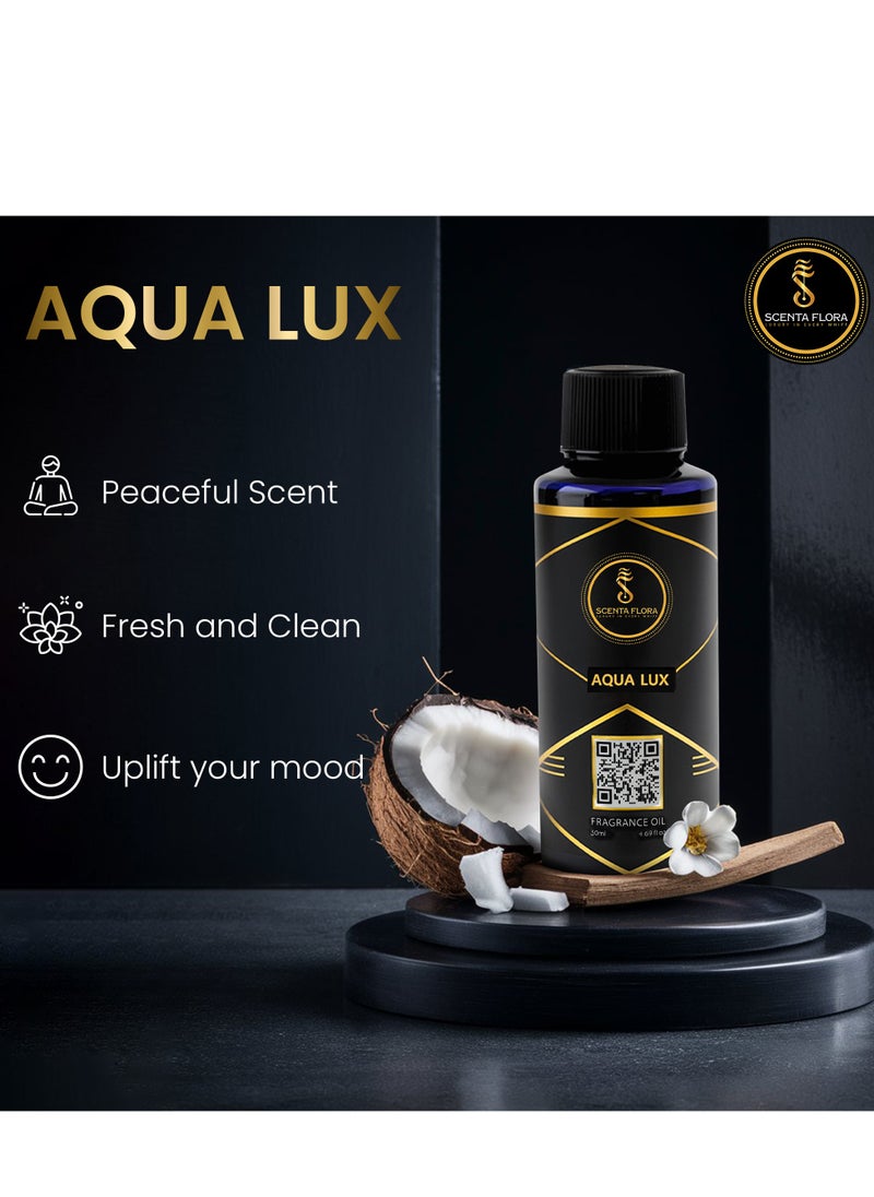 سينتا فلورا زيت عطر Aqua Lux لموزعات الروائح - علاج بالروائح - رائحة مهدئة، شافية ومريحة (50 مل)  - Image 3
