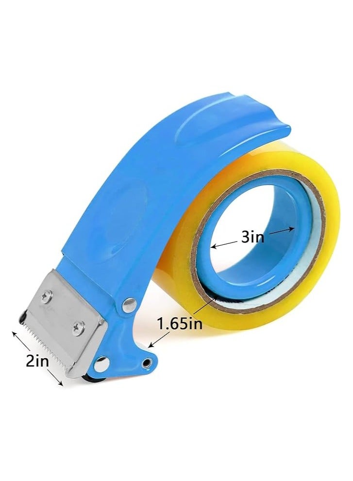 Duravel 2 pcs Tape Dispenser for Packing and Shipping, 2 Inch Tape Dispenser for Packing Packages Lightweight Ergonomic Industrial Heavy Duty Tape Cutter for Couriers - Image 3