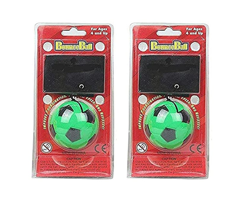 Asera Wrist Band Ball for Kids Birthday Return Gifts, Yoyo Bouncy Rubber Training Ball Toy for Kids (Set of 2) - Image 1