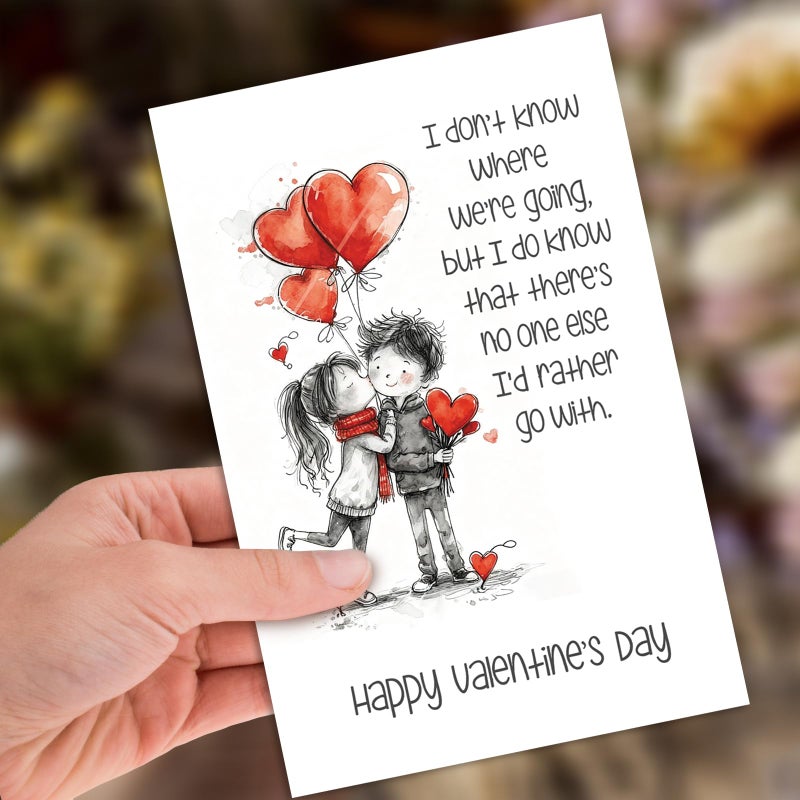 HEJOYN Valentines Day Card, Valentines Day Cards Gifts for Him Her, Valentine's Day Card for Husband Boyfriend Wife Grilfriend - Image 4