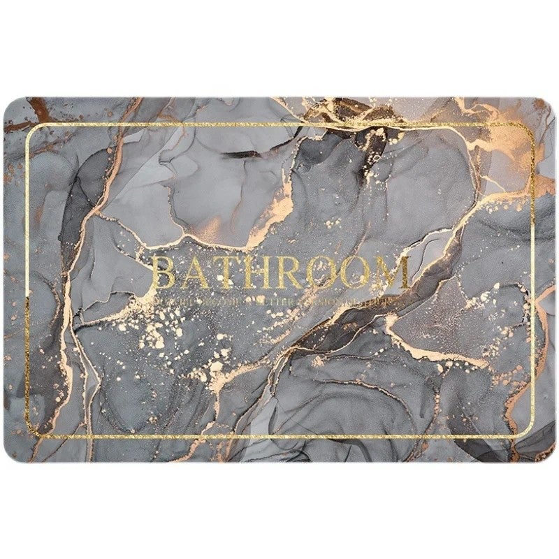 Y&D Absorbent Diatomaceous Earth Bath Mat - Non-Slip, Fast Drying Mud Bathmat for Bathroom Floor, Water Absorbent - Image 2