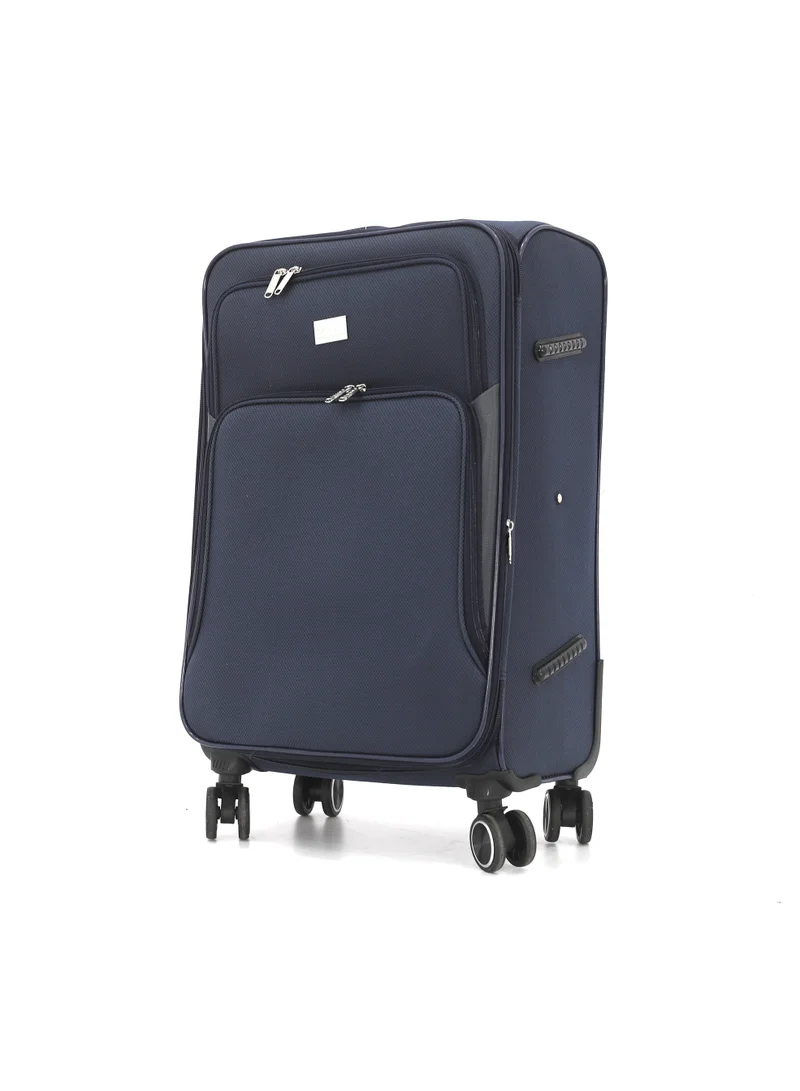 Capital Premium 4-Piece Softside Luggage Set – Lightweight Spinner Suitcases with Telescopic Handles, Front Zip Pockets & 360° Swivel Wheels
