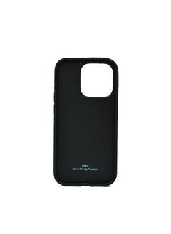 BMW Signature Collection Genuine Leather Case with Perforated Seats Design For Iphone 14 Pro Max Black  - Image 4