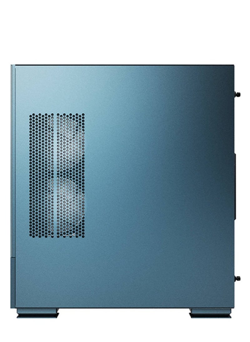MONTECH - Montech Sky Two, Dual Tempered Glass, 4X PWM ARGB Fans Pre-Installed, ATX Gaming Mid Tower Computer Case, Type C, High Airflow Performance- Morocco Blue - Image 1