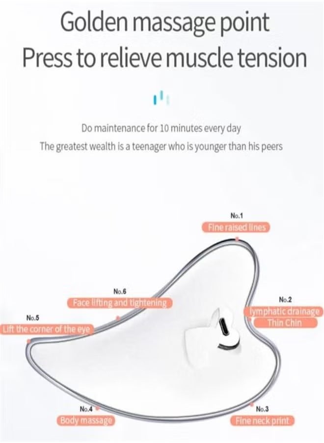 Generic - Face and Neck Massager, Shoulder Massager, Facial Scraping Pad, Electric Massager - Image 1