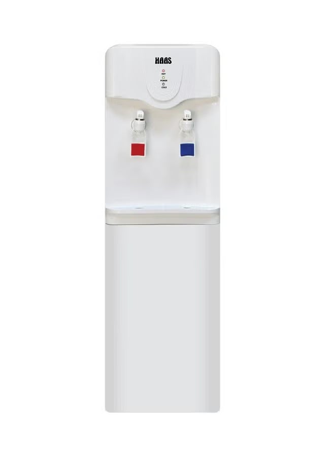 هاس برادة مياه ستاند هاس 2 صنبور حار/ بارد، ابيض - HWD835SL - Image 2