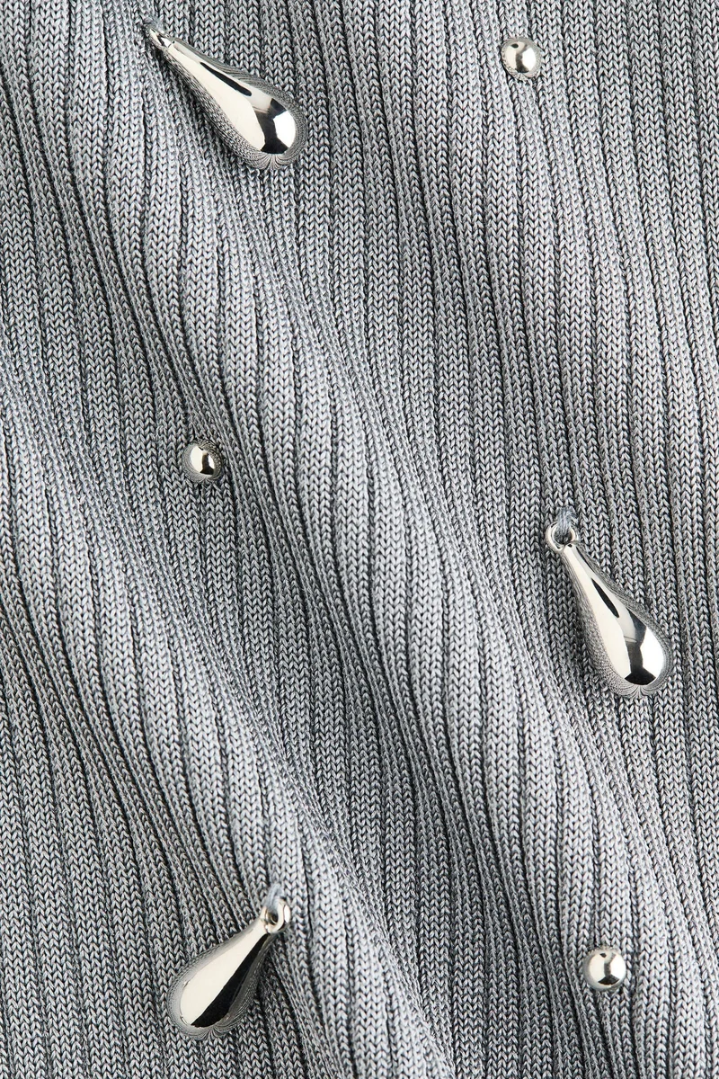 H&M Bead-embellished vest top