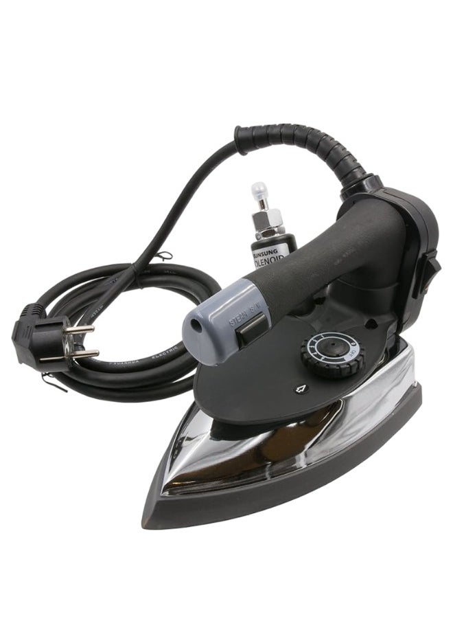 Silver Star Silver Star ES-300 220 Volt Gravity-Fed Steam Iron - Hanging Bottle Gravity Feed Steam Iron with Non-Stick Laminate Sole Plate, Demineralizer Cartridge & Silicone Iron Rest | 4.0 Water Tank 1300 Watts  - Image 3