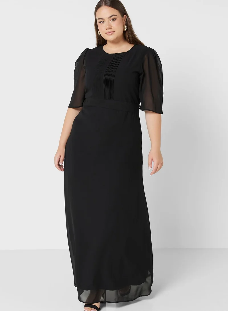 Khizana Pintuck Detail Dress