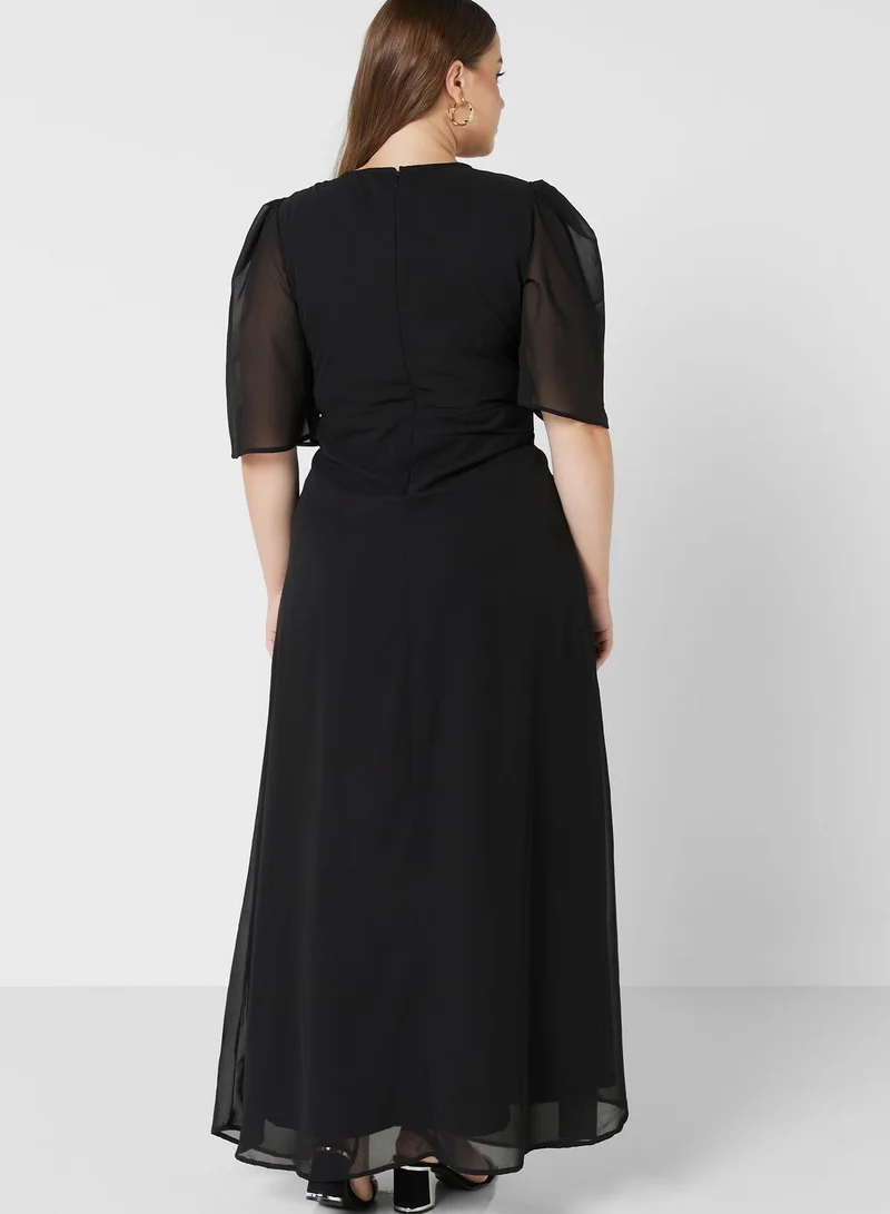 Khizana Pintuck Detail Dress