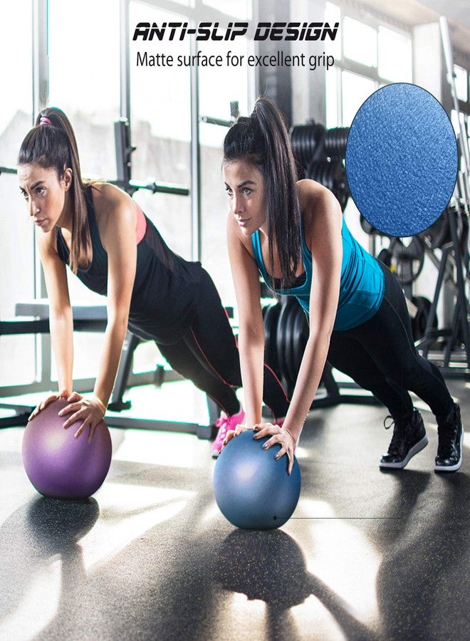 Cikyner Soft Pilates Ball, Small Exercise Ball 9 Inch Mini Gym Ball with Inflatable Straw, Suitable for Pilates, Yoga, Full Body Training, Physical Therapy and Balance improving at Home, Gym & Office - Image 2