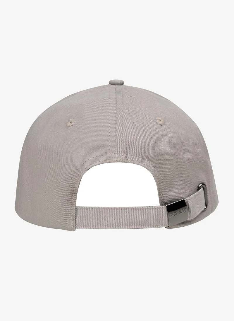 بوليس Police Gothic Monogram Cotton Baseball Cap - Gray