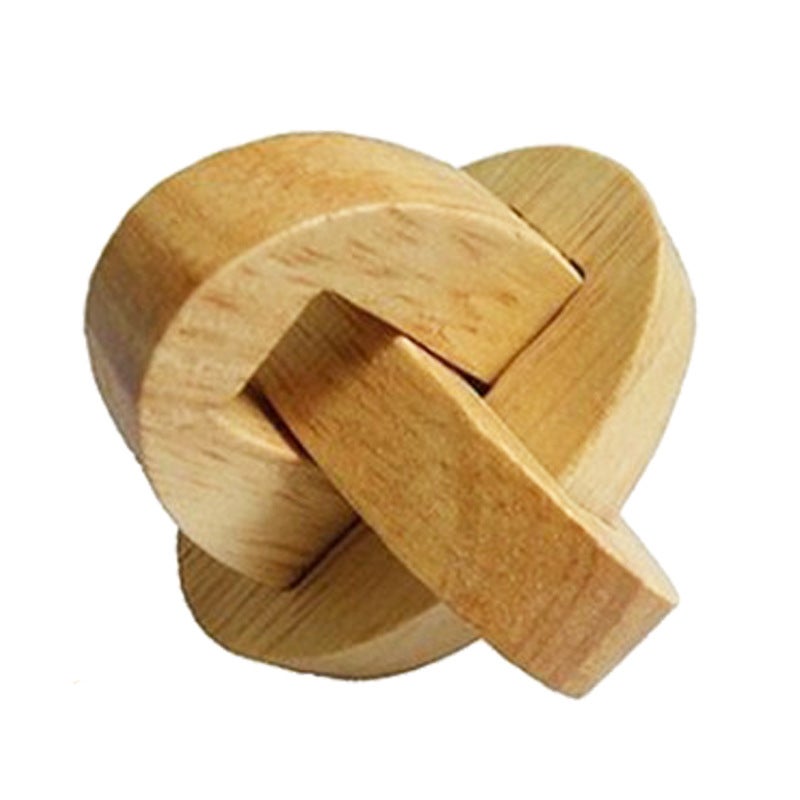 Kongming Lock Children'S Wooden Toy Kongming Lock Luban Lock Full Set Classical Mortise Wooden Toy Kongming Lock - Image 1