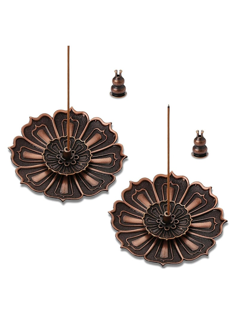 إسكدنيا هدايا مثالية للأدوات البنية: صدف برميل لحمام العطر من الفخار المنسوج، حامل الخشبب والدوائر والخارج المثلثي مع حاضن الرماد (بني، جنين) - Image 1