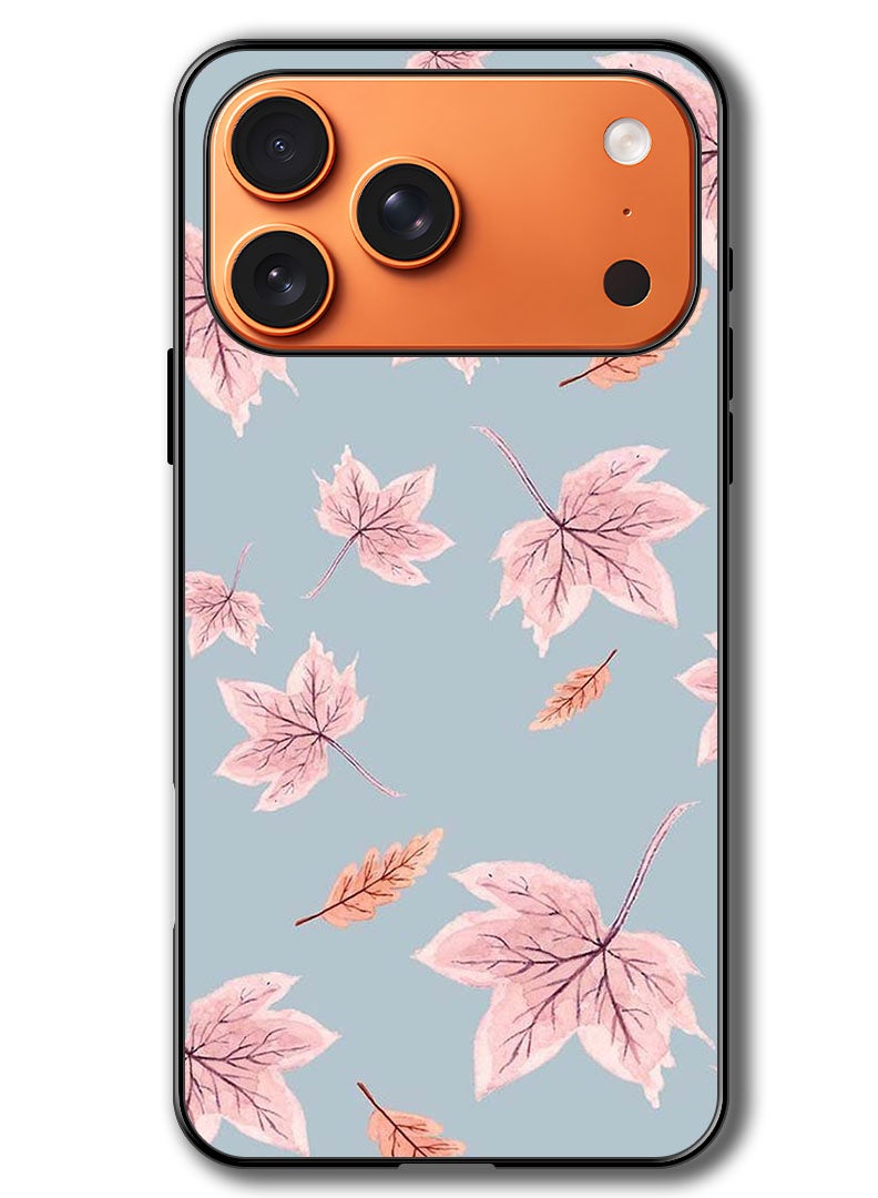 Theodor Case Compatible with Apple iPhone 17 Pro Max 6.9 Inch Protection Shockproof Bumper Cover Autum Leaves - Image 1