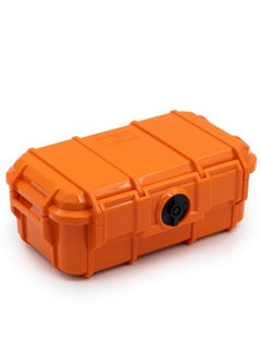 EVERGREEN 57 Waterproof Dry Box Protective Case - Travel Safe/Mil Spec/USA Made - for Cameras, Phones, Ammo Can, Camping, Hiking, Boating, Water Sports, Knives, & Survival (Orange)  - Image 1