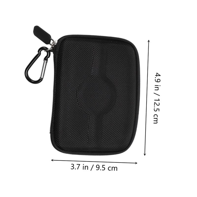 Black Travel Organizer Bag For Data Cables Chargers And Accessories - Image 3