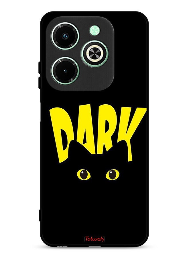 Tolwak Infinix Hot 40i 4G Protective Case Cover Dark Cat - Image 1