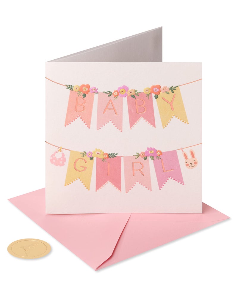 Papyrus New Baby Girl Card (Little Miracle) - Image 4