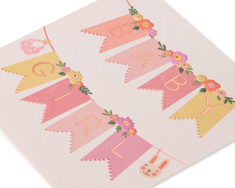 Papyrus New Baby Girl Card (Little Miracle) - Image 5