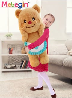 85cm Soft Animal Plush Toy, Resilient Plush Bear, Fuzzy Standing Plush Bear Embroided with Apron, Good Companion for Kids to Sleep, Ideal Gift for Kids and Adults - pzsku/Z7497A9DFE15A1122CFDBZ/45/_/1736905139/6cb45b59-f5f5-4abc-bc03-6510ab1dcf40