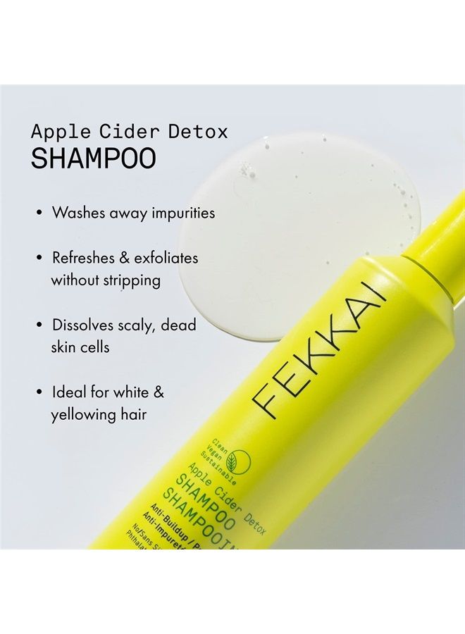 Fekkai Apple Cider Detox Shampoo - 2 oz - Salon Grade, EWG Compliant, Vegan & Cruelty Free - Promotes Hair & Scalp Health - Image 2