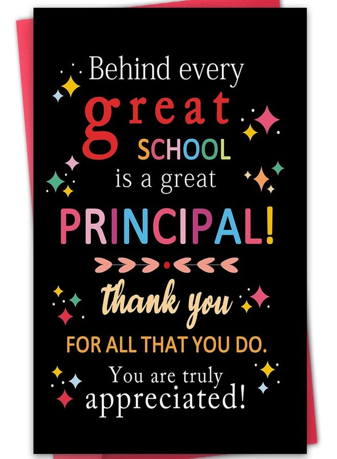 ATTLVV School Principal Thank You Card,School Principal Day Gift,Principal Appreciation Card - Image 1