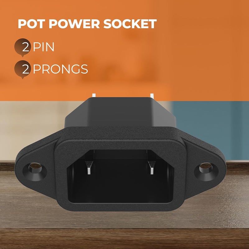Pokin Pressure Power Socket Replaccement for 4, 6 & 8 Quart Crock-Pot Express Multicooker SCCPPC400-V1, SCCPPC600-V1 and SCCPPC800-V1 Pressure Cooker Replacement Parts - Image 3