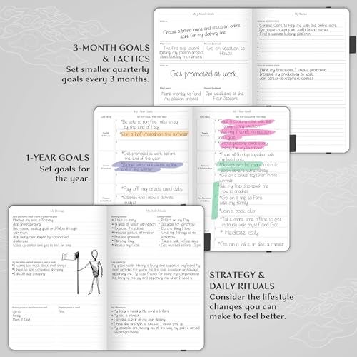 Legend Planner – Weekly & Monthly Life Planner to Hit Your Goals & Live Happier. Organizer Notebook & Productivity Journal. A5 (Mystic Gray) - Image 5